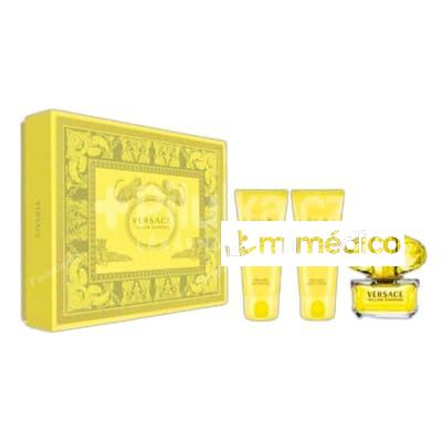 YELLOW DIAMOND EAU DE TOILETTE SPRAY 50ML SET 3 PIEZAS 2020 VERSACE