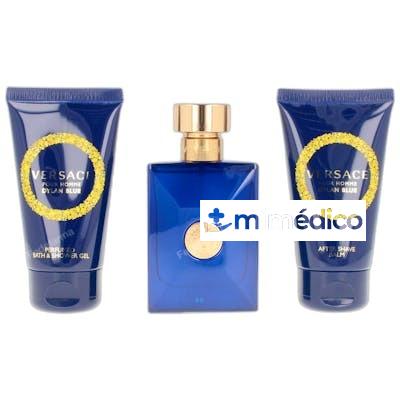 SET EAU DE TOILETTE DYLAN BLUE POUR HOMME 3 PIEZAS NA VERSACE
