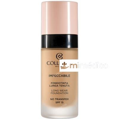IMPECCABILE BASE MAQUILLAJE LARGA DURACION 30 ML 3G GOLDEN N COLLISTAR