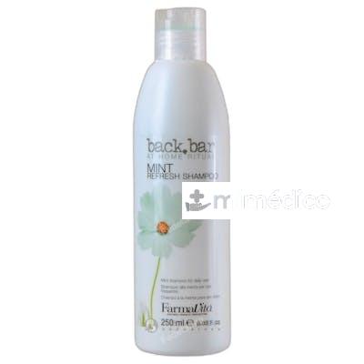 BACK BAR MINT CHAMPU CAPILAR 1000 ML 250 ML FARMAVITA