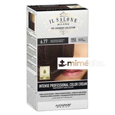 IL SALONE PACK TINTE PERMANENTE 5 UNIDADES 677 CASTANO CHOCO ALFAPARF MILANO
