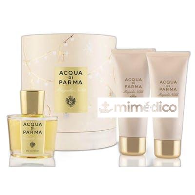 MAGNOLIA NOBILE EAU PARFUM 100 MLSHOWER 75 MLCREMA CORPORAL ACQUA DI PARMA