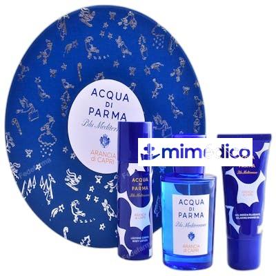 BLU MEDITERRANEO ARANCIA DI CAPRI LOTE 3 PIEZAS NA ACQUA DI PARMA