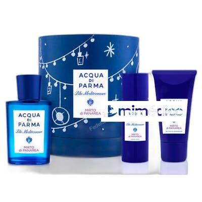 BLU MEDITERRANEO EAU DE TOILETTE 75 ML GEL DUCHALOCION 50 ML ACQUA DI PARMA