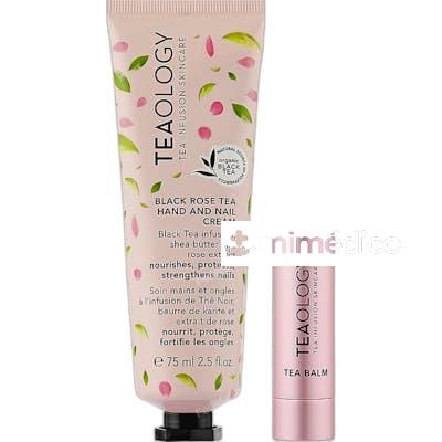SET BLACK ROSE TE MANOS Y LABIOS 2 PIEZAS NA TEAOLOGY