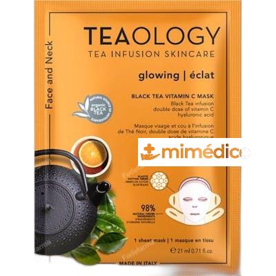 MASCARILLA ROSTRO Y CUELLO BLACK TEA AND VITAMIN C 21 ML NA TEAOLOGY