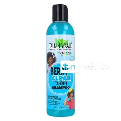 CHAMPU KINKY WAVY NATURALS CHILDREN BERRY CLEAN 3IN1 236 ML TALIAH WAAJID