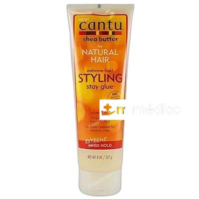 CANTU SHEA BUTTER MEGA-HOLD STYLING STAY GLUE GEL 227G CANTU