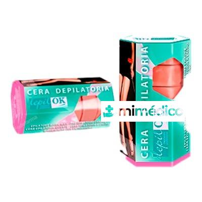 ESTUCHE CERA DISCO ROSA 300GR DEPILOK