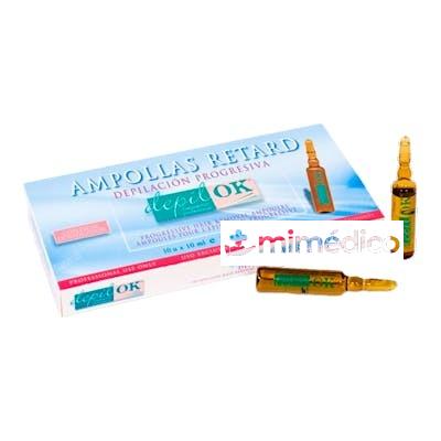 CAJA AMPOLLAS RETARD DEPIL-OK 10X10ML DEPILOK