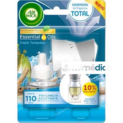 AMBIENTADOR ELECTRICO OASIS TURQUESA APARATO Y RECAMBIO NA AIR WICK