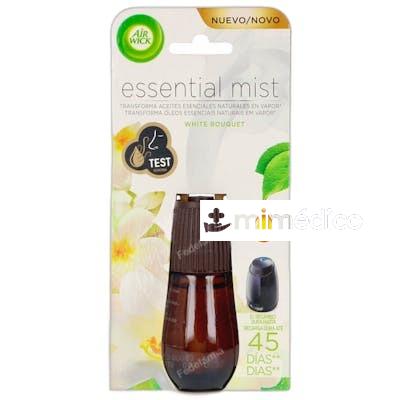 AMBIENTADOR ESSENTIAL MIST WHITE BOUQUET RECAMBIO 20 ML NA AIR WICK