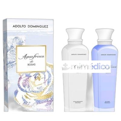 AGUA FRESCA DE ROSAS LECHE 500 ML GEL 500 ML 500 ML ADOLFO DOMINGUEZ