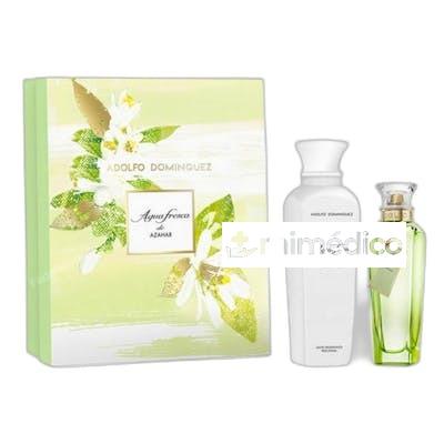 AGUA FRESCA AZAHAR EAU DE TOILETTE SPRAY 120 ML SET 2 PIEZAS ADOLFO DOMINGUEZ