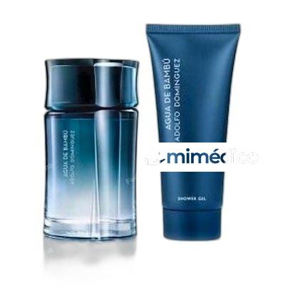 SET AGUA DE BAMBU MAN 10 ML GEL DE BANO 70 ML NA ADOLFO DOMINGUEZ