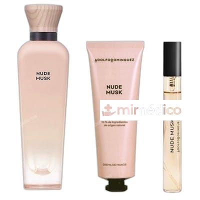 SET EAU DE PARFUM NUDE MUSK VAPORIZADOR 120 ML 2 PIEZAS NA ADOLFO DOMINGUEZ