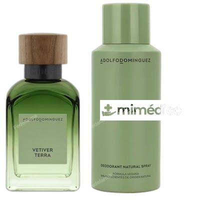 VETIVER TERRA SET 3 PIEZAS NA ADOLFO DOMINGUEZ