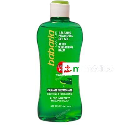 BALSAMO PARA DESPUES DEL SOL EFECTO HIELO CON ALOE 200 ML 20 BABARIA