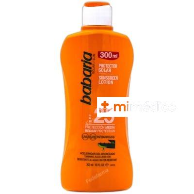 LECHE PROTECTORA SOLAR SPF 25 300 ML NA BABARIA