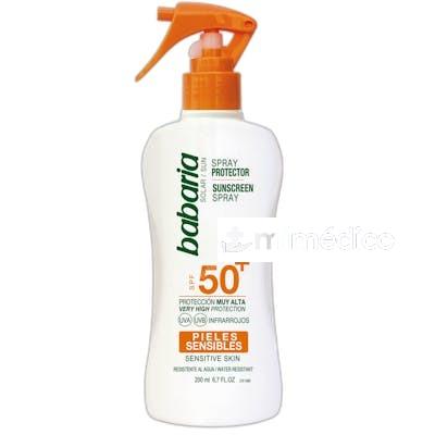 PROTECTOR SOLAR PARA PIELES SENSIBLES SPF50 200 ML 200 ML BABARIA