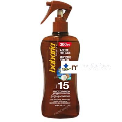 SPRAY ACEITE BRONCEADOR MONOHI TAHITI SPF15 300 ML NA BABARIA