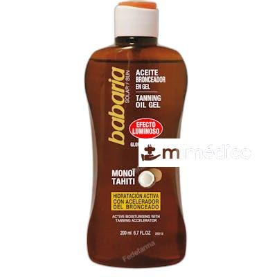 ACEITE BRONCEADOR SOLAR GEL LUMINOSO 200 ML 200 ML BABARIA