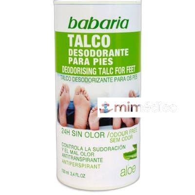DESODORANTE PARA LOS PIES TALCO ALOE VERA 100 ML 100 GR BABARIA
