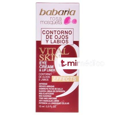 CONTORNO DE OJOS VITAL Y LABIOS SKIN ROSA MOSQUETA 15 ML 15 BABARIA