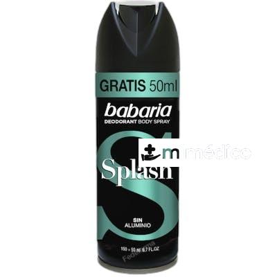 DESODORANTE BODY SPRAY SPLASH PARA HOMBRE 200 ML 200 ML BABARIA