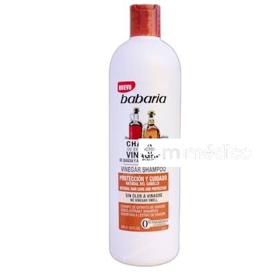 CHAMPU DE EXTRACTO DE VINAGRE Y ACEITE DE ARBOL DE TE 600 ML BABARIA