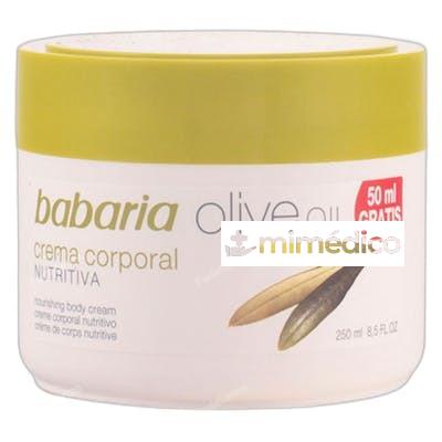 CREMA NUTRITIVA CORPORAL ACEITE DE OLIVA 250 ML 250 ML BABARIA