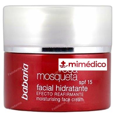 CREMA FACIAL HIDRATANTE SPF 15 ROSA MOSQUETA 50 ML 50 ML BABARIA