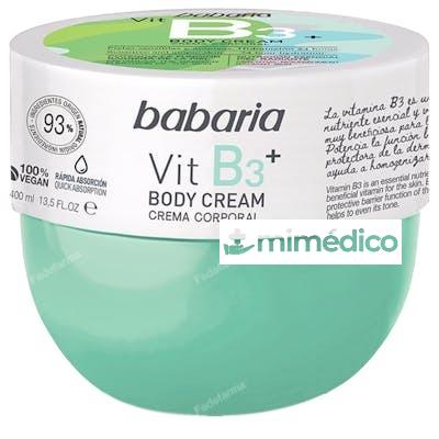 CREMA CORPORAL VITAMINA B3 400 ML NA BABARIA