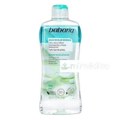 AGUA MICELAR BIFASICA 400 ML NA BABARIA