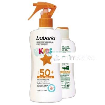 SET PROTECTOR SOLAR INFANTIL SPF50 AFTER SUN NA BABARIA