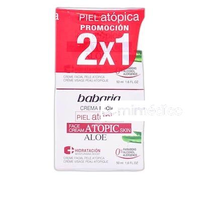 SET CREMA FACIAL PIEL ATOPICA ALOE 0 2 PIEZAS NA BABARIA
