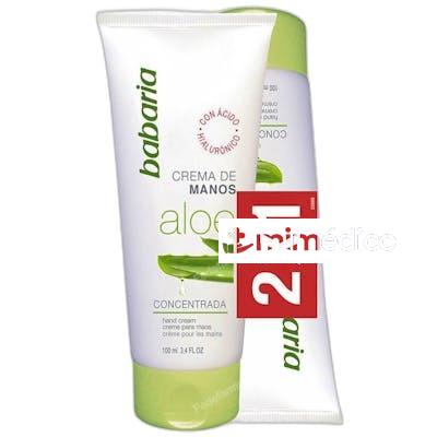 ALOE VERA CREMA DE MANOS 2 X 100 ML NA BABARIA
