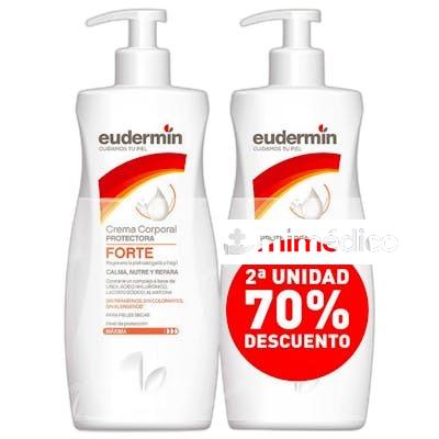 CREMA CORPORAL FORTE 2 UNIDADES 400 ML EUDERMIN
