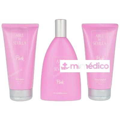 PACK PINK EAU DE TOILETTE SPRAY 150 ML 2 PIEZAS NA AIRE DE SEVILLA