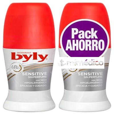 DESODORANTE SENSITIVE SIN PERFUME 2 PIEZAS NA BYLY