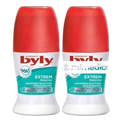PACK DESODORANTE ROLLON EXTREM FRESCOR 2 X 50 ML NA BYLY
