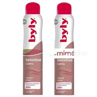 SENSITIVE CALMA DESODORANTE EN SPRAY 2 X 200 ML NA BYLY