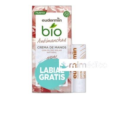 BIO ANTIMANCHAS CREMA DE MANOS 75 ML PROTECTOR LABIAL 5 GR EUDERMIN