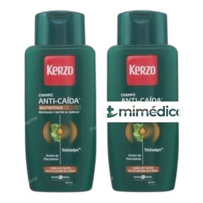 CHAMPU ANTICAIDA NUTRITIVO CABELLOS SECOS 2X400 ML NA KERZO