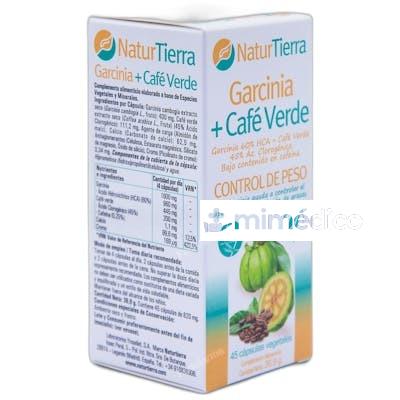 GARCINIA CAFE VERDE 45 CAPSULAS NA NATURTIERRA