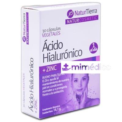 ACIDO HIALURONICOZINC 30 CAPSULAS NA NATURTIERRA