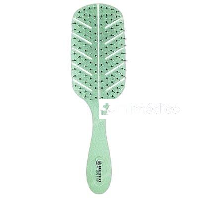 CEPILLO DETANGLING NATURAL FIBER CEPILLO VERDE NA BETER