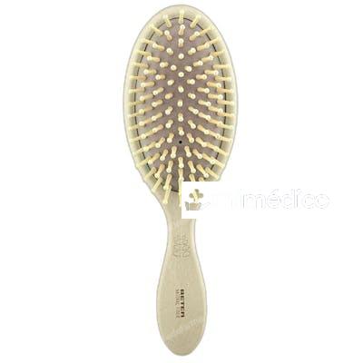CEPILLO NEUMATICO NATURAL FIBER PUAS MADERA BEIGE NA. BETER