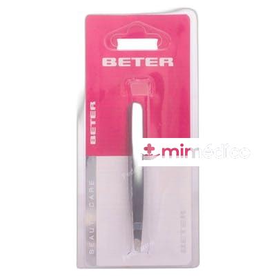 PINZA DE DEPILAR PUNTA OBLICUA INOXIDABLE ESMALTADA 97 CM NA BETER