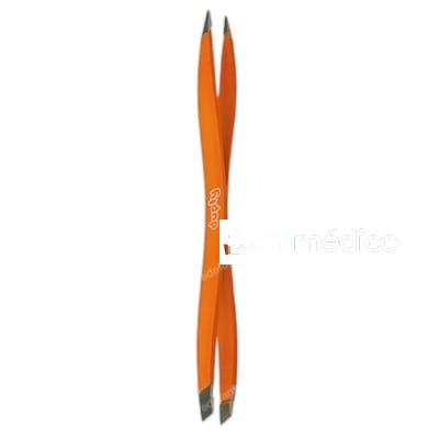 PINZA DEPILAR DOBLE PUNTA FINA OBLICUA NARANJA NA BETER